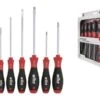 Wiha 302 ZK6 SO SoftFinish Sleufkop/ Pozidriv-Schroevendraaierset - 6 Delig - 07153