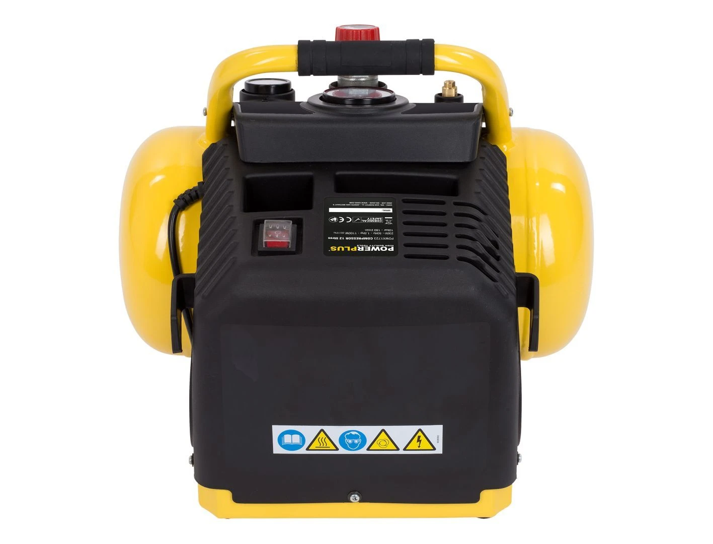 Powerplus POWX1723 Compressor - 1100W - 12L - Olievrij 1 Powerplus POWX1723 Compressor - 1100W - 12L - Olievrij