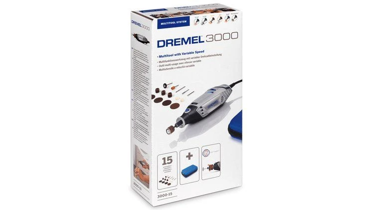 Dremel 3000 Elektrische Multitool + 15 Delige Accessoireset In Etui - F0133000JA 3 Dremel 3000 Elektrische Multitool + 15 Delige Accessoireset In Etui - F0133000JA - Afbeelding 3