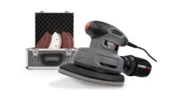 Powerplus POWESET5 Handpalmschuurmachine + 100 Schuurvellen In Koffer- 140W