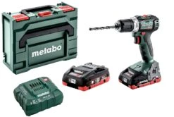 Metabo BS 18 L BL 18V Li-Ion Accu Boorschroefmachine Set (2x 4.0Ah LiHD Accu) In MetaBOX - 602326800