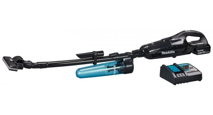 Makita DCL282FTCB 18V Li-Ion Accu Steelstofzuiger Set (1x 5,0Ah) - Zwart 1 Makita DCL282FTCB 18V Li-Ion Accu Steelstofzuiger Set (1x 5,0Ah) - Zwart
