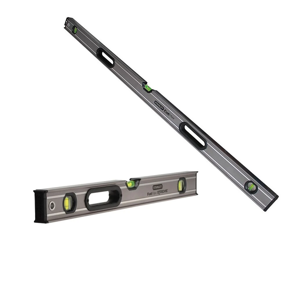 Stanley PROLEV4 Fatmax Xtreme Waterpas 1200mm (0-43-648) & FatMax Pro Waterpas 600mm (0-43-624) 1 Stanley PROLEV4 Fatmax Xtreme Waterpas 1200mm (0-43-648) & FatMax Pro Waterpas 600mm (0-43-624)