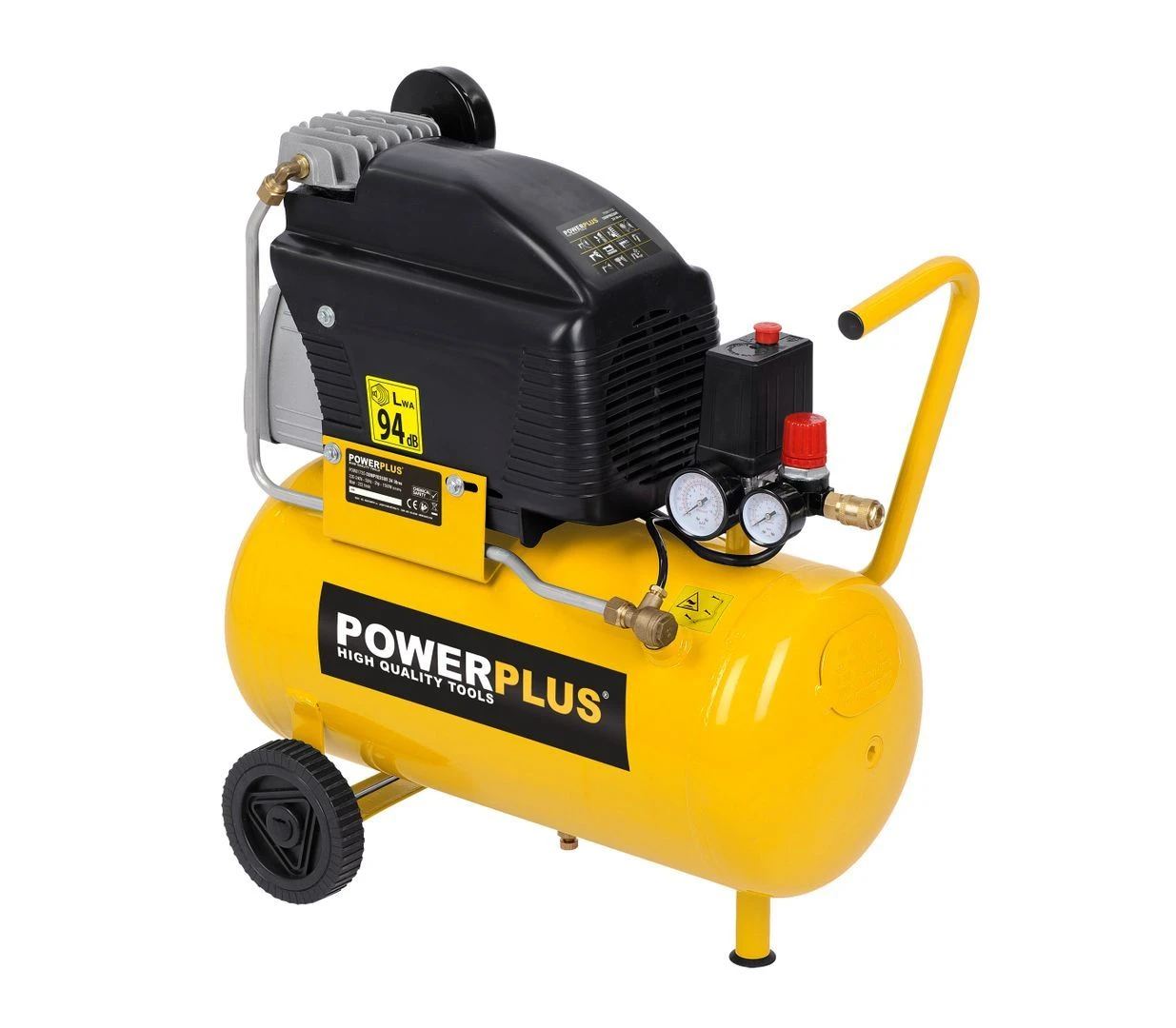 Powerplus POWX1735 Compressor - 1500W - 24L - Olie 5 Powerplus POWX1735 Compressor - 1500W - 24L - Olie - Afbeelding 5
