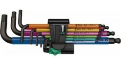 Wera 05022089001 9-delige Multicolour Inbussleutelset - 1,5-10mm