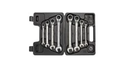 Gedore RED R07203012 12-delige Ringratel-steeksleutel Met Adapter - 3300059