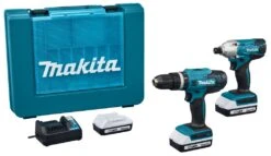 Makita DK18922A01 18V Li-Ion Accu Klopboor-/schroefmachine (HP488D) & Slagschroevendraaier (TD127D) Combiset (3x 2,0 Ah)