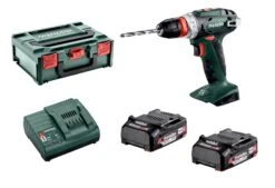 Metabo BS 18 Quick 18V Li-Ion Accu Boor-/schroefmachine Set (2x 2.0Ah Accu) In MetaBox - 602217500