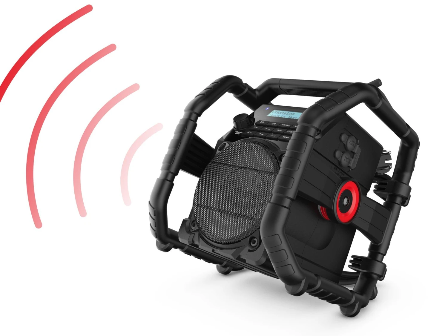 PerfectPro UBOX 500R Bouwradio - FM RDS - DAB+ - Bluetooth - USB - Aux-in - Werkt Op Netstroom & Batterij 4 PerfectPro UBOX 500R Bouwradio - FM RDS - DAB+ - Bluetooth - USB - Aux-in - Werkt Op Netstroom & Batterij - Afbeelding 4