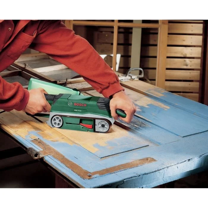 Bosch PBS 75 A Bandschuurmachine - 710W - 75 X 533mm - 06032A1000 2 Bosch PBS 75 A Bandschuurmachine - 710W - 75 X 533mm - 06032A1000 - Afbeelding 2