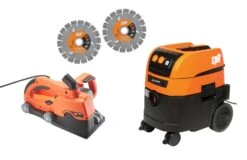 Spit D90 Sleuvenmachine Incl. 2 Diamantschijven En Stofzuiger Set - 2500W - 150mm - 695597