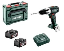 Metabo SB 18 LT 18V Li-Ion Accu Klopboor-/schroefmachine Set (2x 4.0Ah Li-Power Accu) In MetaBOX - 602103500