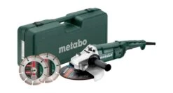 Metabo WE 2200-230 Haakse Slijper Set Incl. 2 Slijpschijven In Koffer - 2200W - 230mm - 691081000
