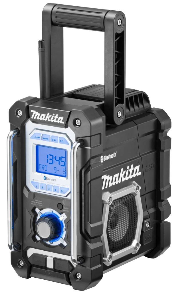 Makita DMR106B 7.2-18V Li-Ion Accu Bouwradio - Bluetooth - Netstroom & Accu (zwart Model) 2 Makita DMR106B 7.2-18V Li-Ion Accu Bouwradio - Bluetooth - Netstroom & Accu (zwart Model) - Afbeelding 2