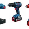 Bosch Combipack 18V GSR + GDR 18V Li-ion Accu Toolkit In L-Case