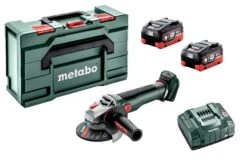 Metabo WB 18 LT BL 11-125 Quick 18V Li-ion Accu Haakse Slijper Set (2x 8.0 LiHD Ah) In MetaBox