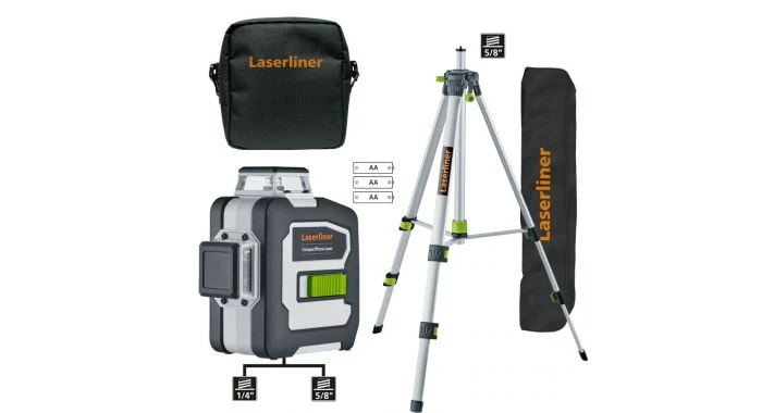 Laserliner 036.299A CompactPlane-Laser 3G Set 150 - Groen - 30 M 1 Laserliner 036.299A CompactPlane-Laser 3G Set 150 - Groen - 30 M