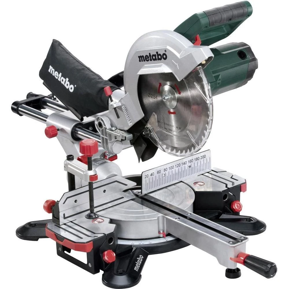 Metabo KGS 254 M Afkortzaag Incl. Onderstel (KSU 251) - 1800W - 254 X 30mm - 690967000 2 Metabo KGS 254 M Afkortzaag Incl. Onderstel (KSU 251) - 1800W - 254 X 30mm - 690967000 - Afbeelding 2