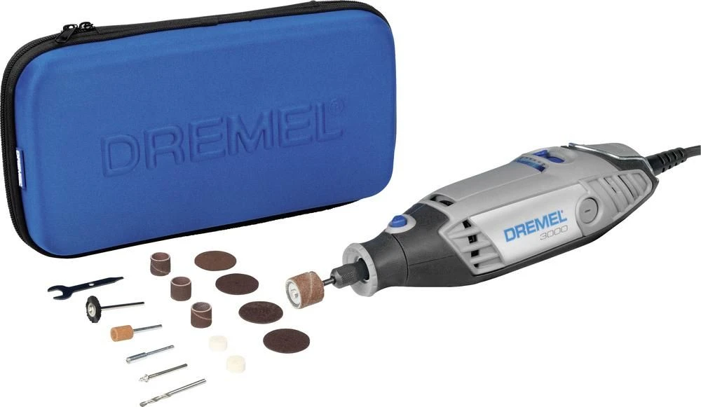 Dremel 3000 Elektrische Multitool + 15 Delige Accessoireset In Etui - F0133000JA 1 Dremel 3000 Elektrische Multitool + 15 Delige Accessoireset In Etui - F0133000JA