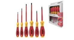 Wiha 320N ZK6 SO 6-delige SoftFinish VDE Schroevendraaierset - Sleuf/Pozidrive - 25477