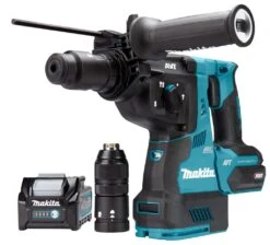 Makita HR002GM204 XGT 40V Max Li-Ion Accu SDS-Plus Combihamer Set (2x 4,0Ah) Incl. Stofafzuigsysteem In Mbox - 2,9J - Koolborstelloos