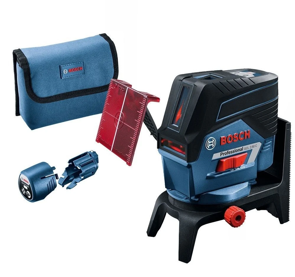 Bosch GCL 2-50 C 12V Li-Ion Accu Kruislijnlaser In Etui + Statief (BT 150) - 20m - 0601066G02 2 Bosch GCL 2-50 C 12V Li-Ion Accu Kruislijnlaser In Etui + Statief (BT 150) - 20m - 0601066G02 - Afbeelding 2