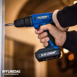 Hyundai 56112 14,4V Li-Ion Accu Boor-/schroefmachine Set (1x 1.3Ah Accu) In Koffer -Makita || Bosch || Stanley Verkoop 831b61691b71ad623241f4ad184d1f33