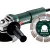 Metabo W 750-125 Haakse Slijper Incl. Diamant-doorslijpschijf - 750W - 125mm