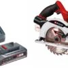 Einhell TE-CS 18/165-1 Li 18V Li-Ion Accu Handcirkelzaag Set - 165mm (met 2.5Ah Accu Starterset)