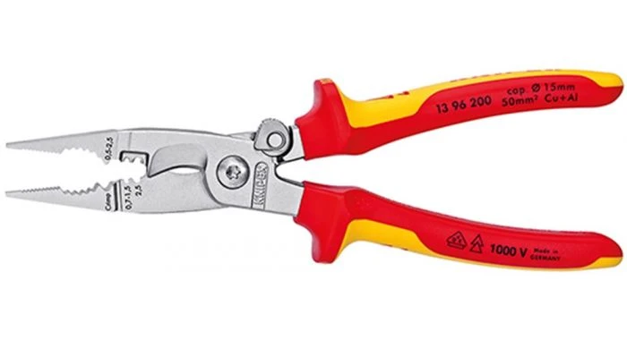 Knipex 1396200 Installatietang - Elektro - 200mm 1 Knipex 1396200 Installatietang - Elektro - 200mm