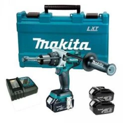 Makita DHP481RFE3 18V Li-Ion Accu Klopboor-/schroefmachine Set (3x 3.0Ah Accu) In Koffer - Koolborstelloos