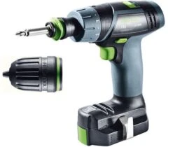 Festool TXS 2,6-Plus 10,8V Li-Ion Accu Schroefboormachine Set (2x 2,6Ah) In Systainer - 16Nm - 12mm - 576101
