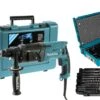 Makita HR2470 SET SDS-plus Combihamer In Koffer - 780W - 2,4J + B-52059 / B-53877 17 Delige SDS-plus Boor / Beitel Set In Mbox