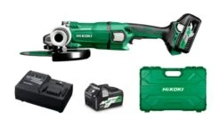 HiKOKI G3623DAWGZ 36V Multivolt Li-Ion Accu Haakse Slijper Set (2x 4,0Ah) In Koffer - 230mm - Koolborstelloos