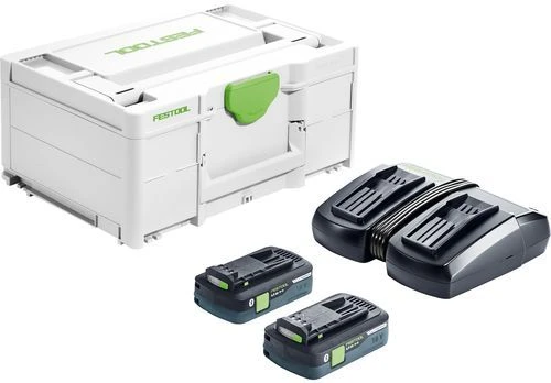 Festool SYS 18V 2x4,0/TCL 6 DUO Energieset (2x 4,0Ah) In Systainer - 577109 1 Festool SYS 18V 2x4,0/TCL 6 DUO Energieset (2x 4,0Ah) In Systainer - 577109