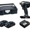 Panasonic EY76A1PN2G 18V Li-ion Accu Slagschroevendraaier Set (2x 3.0Ah Accu) In Koffer