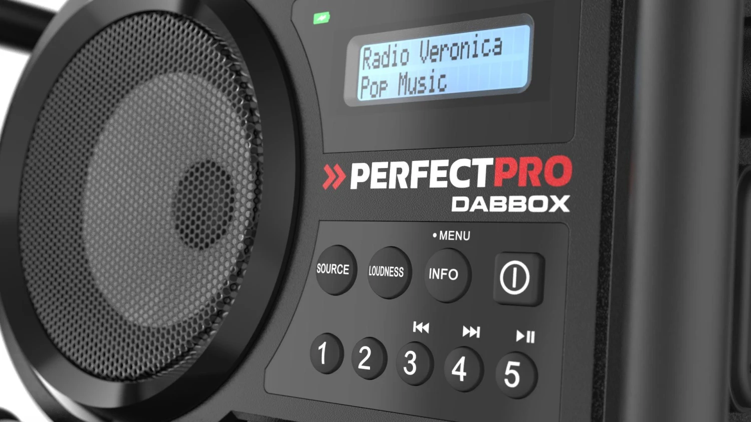 PerfectPro DBX3 DABBOX Bouwradio FM RDS - DAB+ - Bluetooth - AUX-in - Werkt Op Netstroom En Batterijen - DBX3 3 PerfectPro DBX3 DABBOX Bouwradio FM RDS - DAB+ - Bluetooth - AUX-in - Werkt Op Netstroom En Batterijen - DBX3 - Afbeelding 3