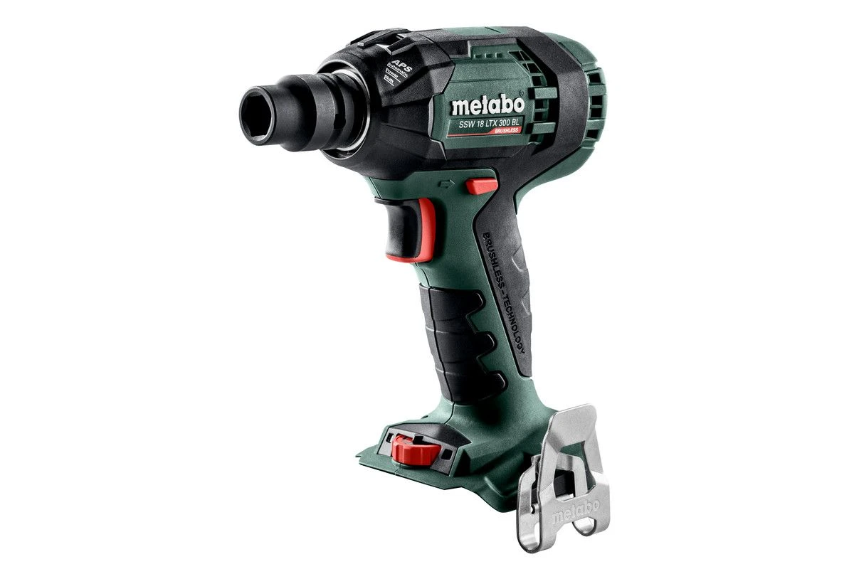 Metabo SSW 18 LTX 300 BL 18V Li-Ion Accu Slagmoersleutel Body - 300Nm - 1/2" - Koolborstelloos - 602395890 1 Metabo SSW 18 LTX 300 BL 18V Li-Ion Accu Slagmoersleutel Body - 300Nm - 1/2" - Koolborstelloos - 602395890