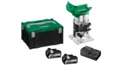 HiKOKI M1808DAWPZ Accu Kantenfreesmachine- 18 V / 2 X 5.0 Accu's / HSC III