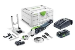 Festool VECTURO OSC 18 HPC4,0 EI-Set 18V Li-Ion Accu Oscillerende Multitool Set (1x 4,0Ah) In Systainer - Koolborstelloos - 576593