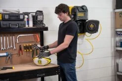 Stanley Fatmax 8215410STF585 Wandcompressor - 1,1 KW - 8 Bar - 160L/min - Olievrij -Makita || Bosch || Stanley Verkoop 90b1cc06fcf12420b609e4097cefdf64