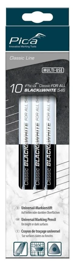 Pica 546/24 Potlood Black & White - 10 Stuks