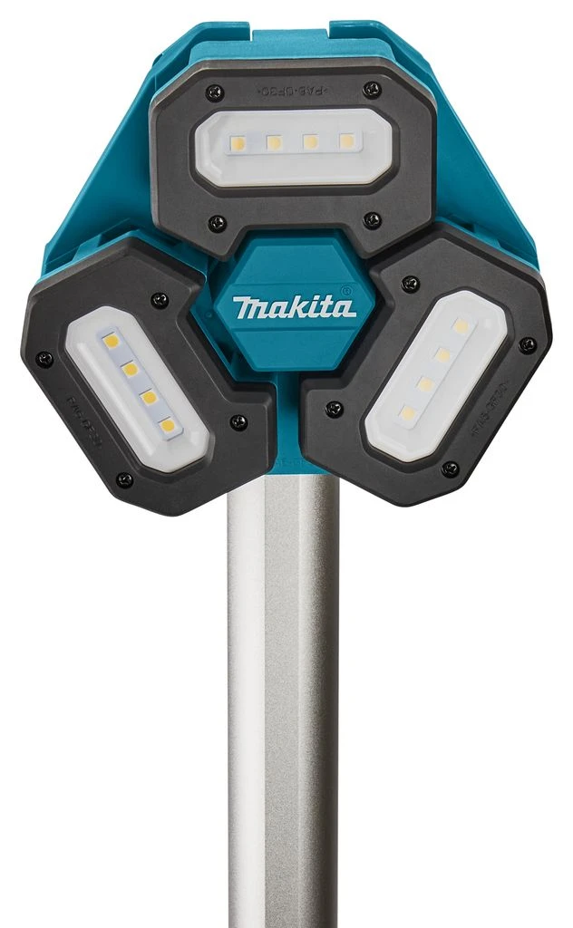 Makita NLADML814 14.4V - 18V Li-Ion Accu Bouwlamp Op Statief - 3 Spots - 100-220cm - 3000 Lumen 11 Makita NLADML814 14.4V - 18V Li-Ion Accu Bouwlamp Op Statief - 3 Spots - 100-220cm - 3000 Lumen - Afbeelding 11