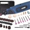 FERM CTM1016 12V Li-ion Accu Multitool Set (1x 1.5Ah Accu) + 45 Delige Accessoireset In Koffer