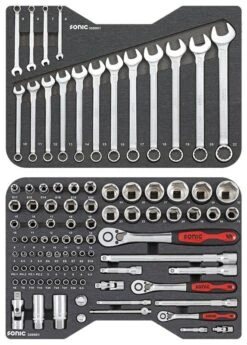 Sonic 309901 99 Delige Doppenset 1/4'' & 3/8" & 1/2'' In Koffer BMCS -Makita || Bosch || Stanley Verkoop 960d54af31c3631839b76d09c4780d8e