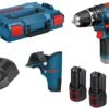 Bosch GSB 12V-15 12V Li-Ion Accu Klopboor-/schroefmachine Set (2x 2.0Ah Accu) In L-Boxx - 06019B6906