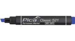 Pica PI52141 Permanent Marker - Beitel - Blauw - 2-6mm
