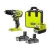 Ryobi R18PD5-220S 18V Li-Ion Accu Klopboormachine Set (2x 2.0Ah) - 50Nm - Koolborstelloos