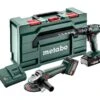 Metabo Combo Set 2.4.4 18V Li-Ion Accu Combiset In MetaBox (2x 2.0Ah)