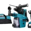 Makita DLX3106TW1 3-delige Combiset (2x 5.0Ah Accu) In Tas